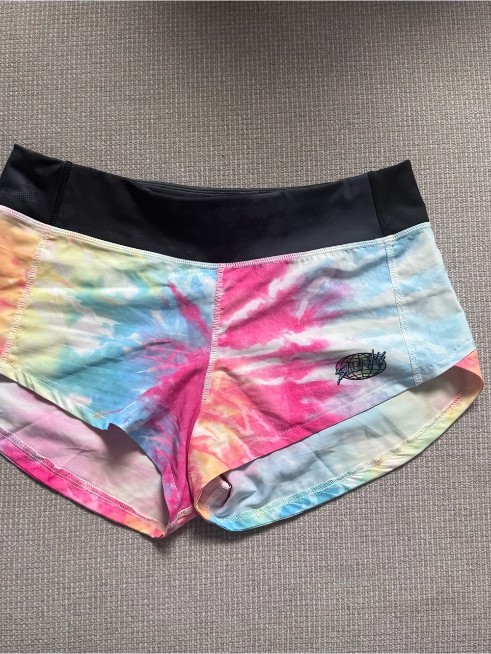 Slunks Performance Women's athletic Shorts with Black Waistband medium